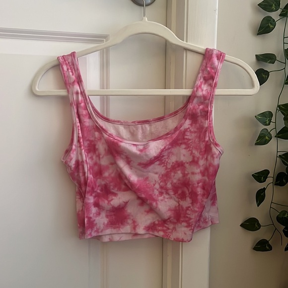 Shein Tie Dye Cropped Tank - Picture 2 of 5